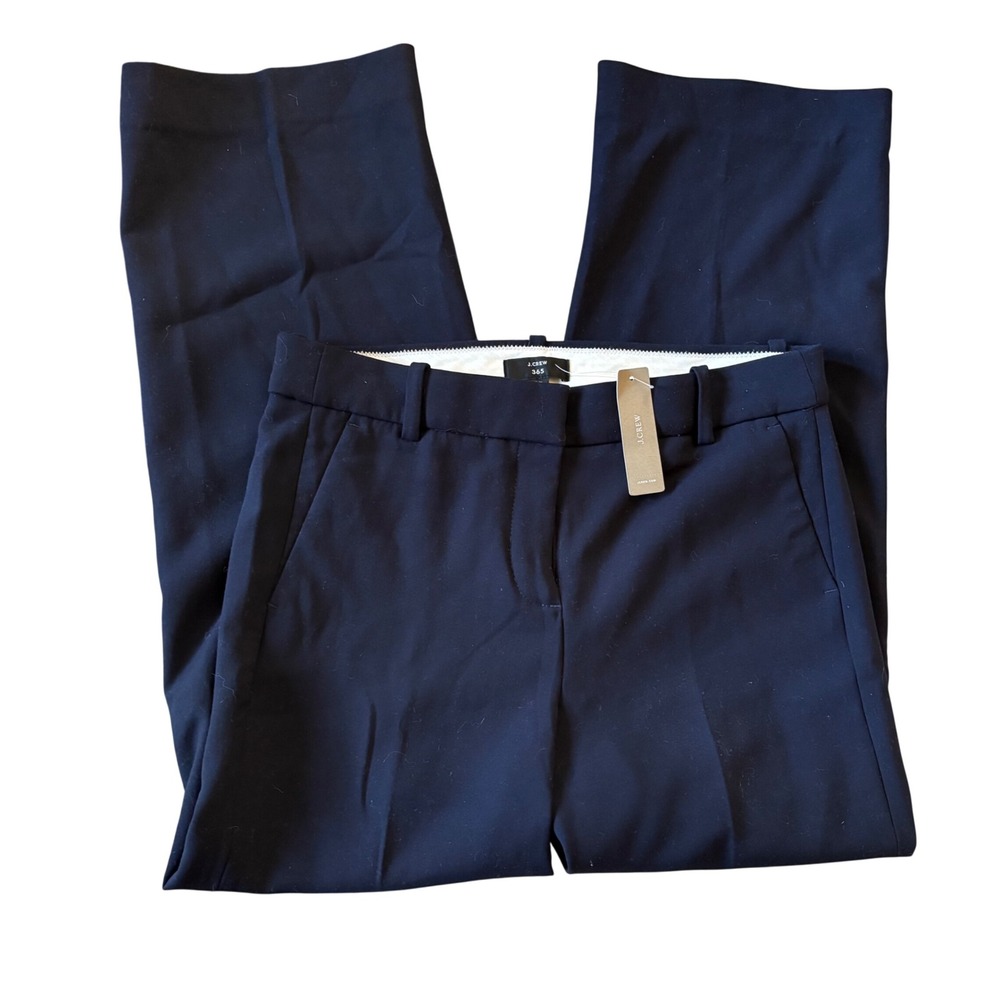 J CREW 365 Navy Payton Trouser Pants Size‎ 6T NWT